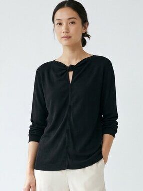 Vintage Prima Bella Sweater Black Pullover Y2K Office Casual L
